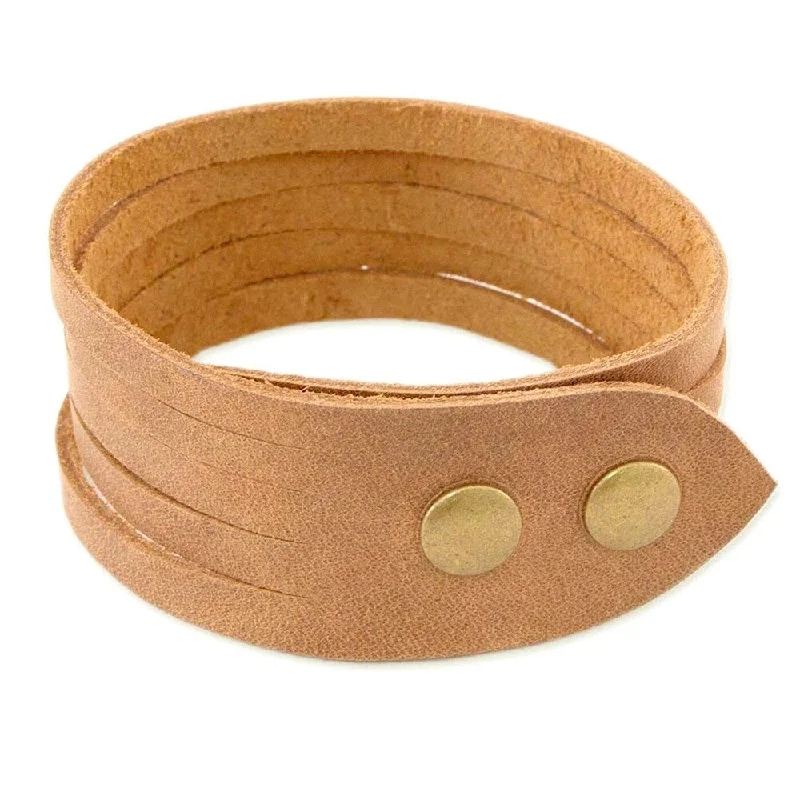 Men's Handmade Leather 'Equestrian' Bracelet (Mexico)