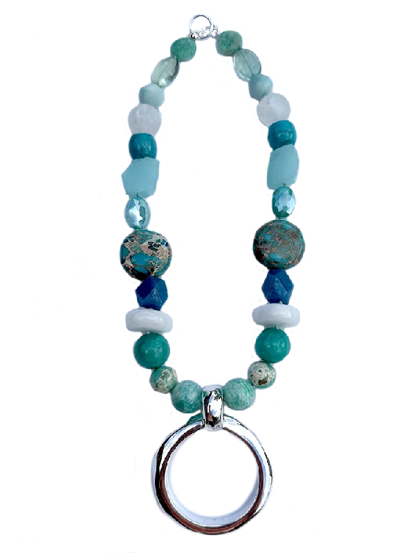 S. Sebbag Mixed Blues Necklace