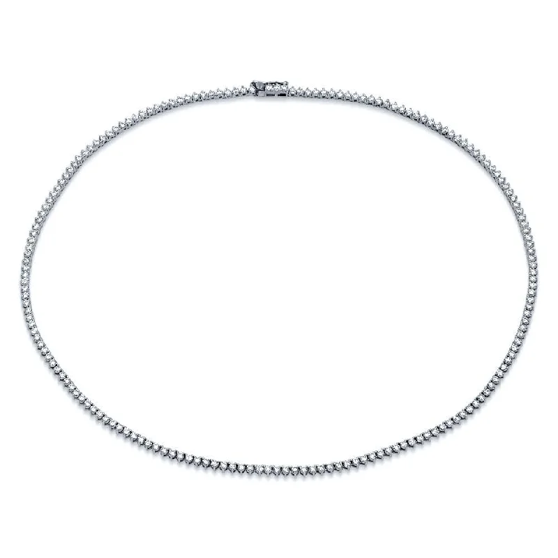 Moissanite Riviera Necklace 5.37cttw