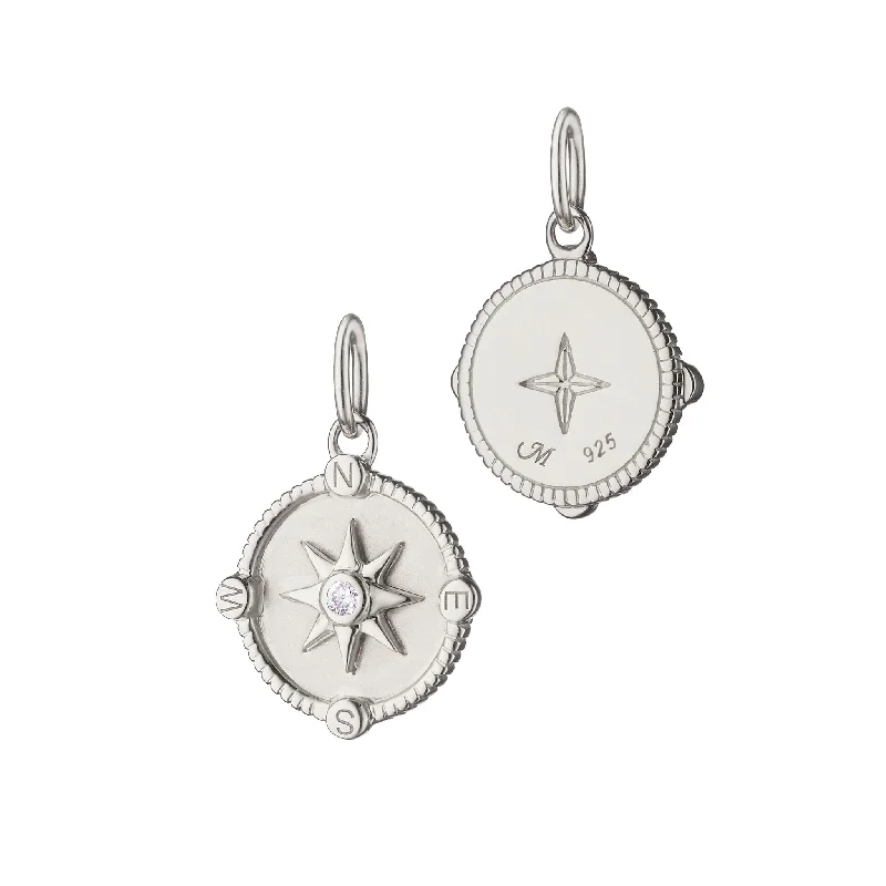 Monica Rich Kosann Mini "Adventure" Compass Charm