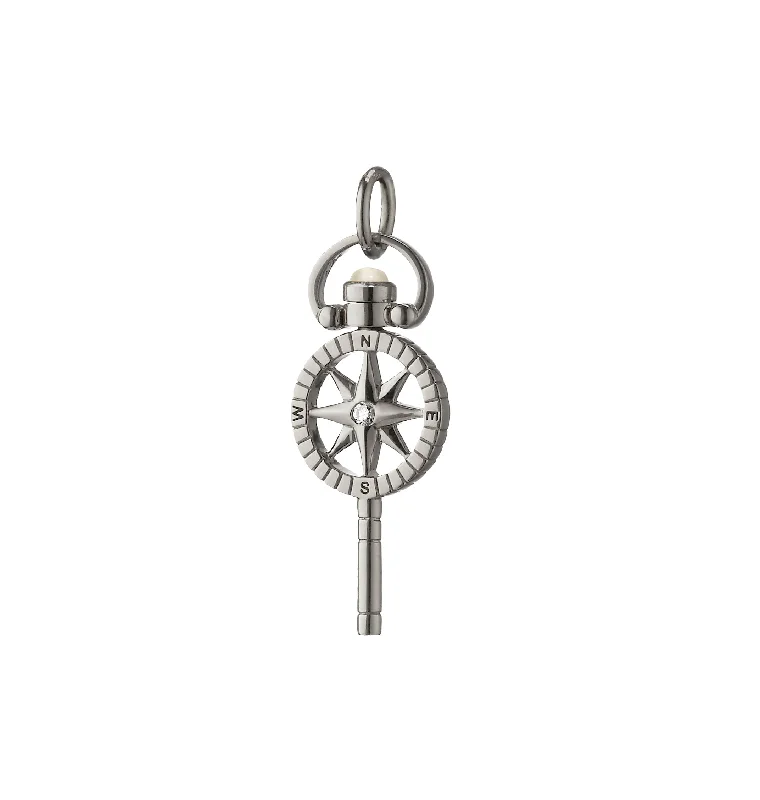 Monica Rich Kosann Mini "Adventure" Compass Key Charm