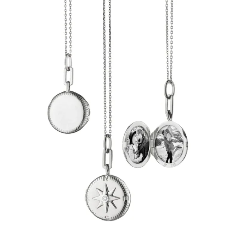 Monica Rich Kosann  "Adventure" Compass Locket