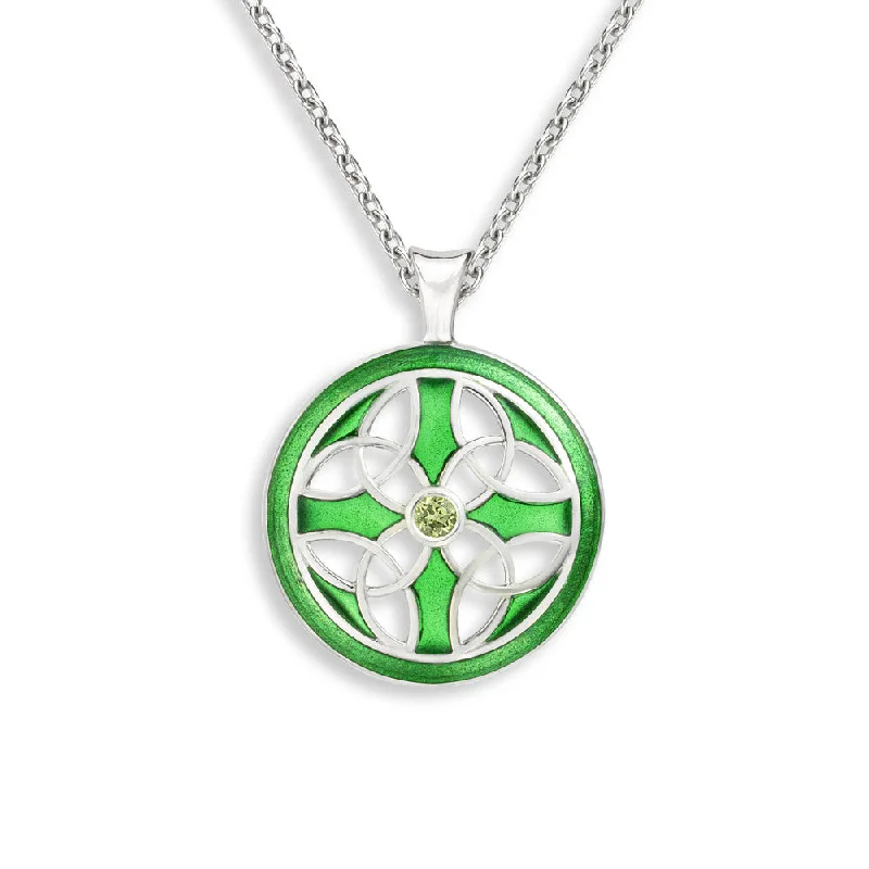 Nicole Barr Circle Celtic Cross Necklace