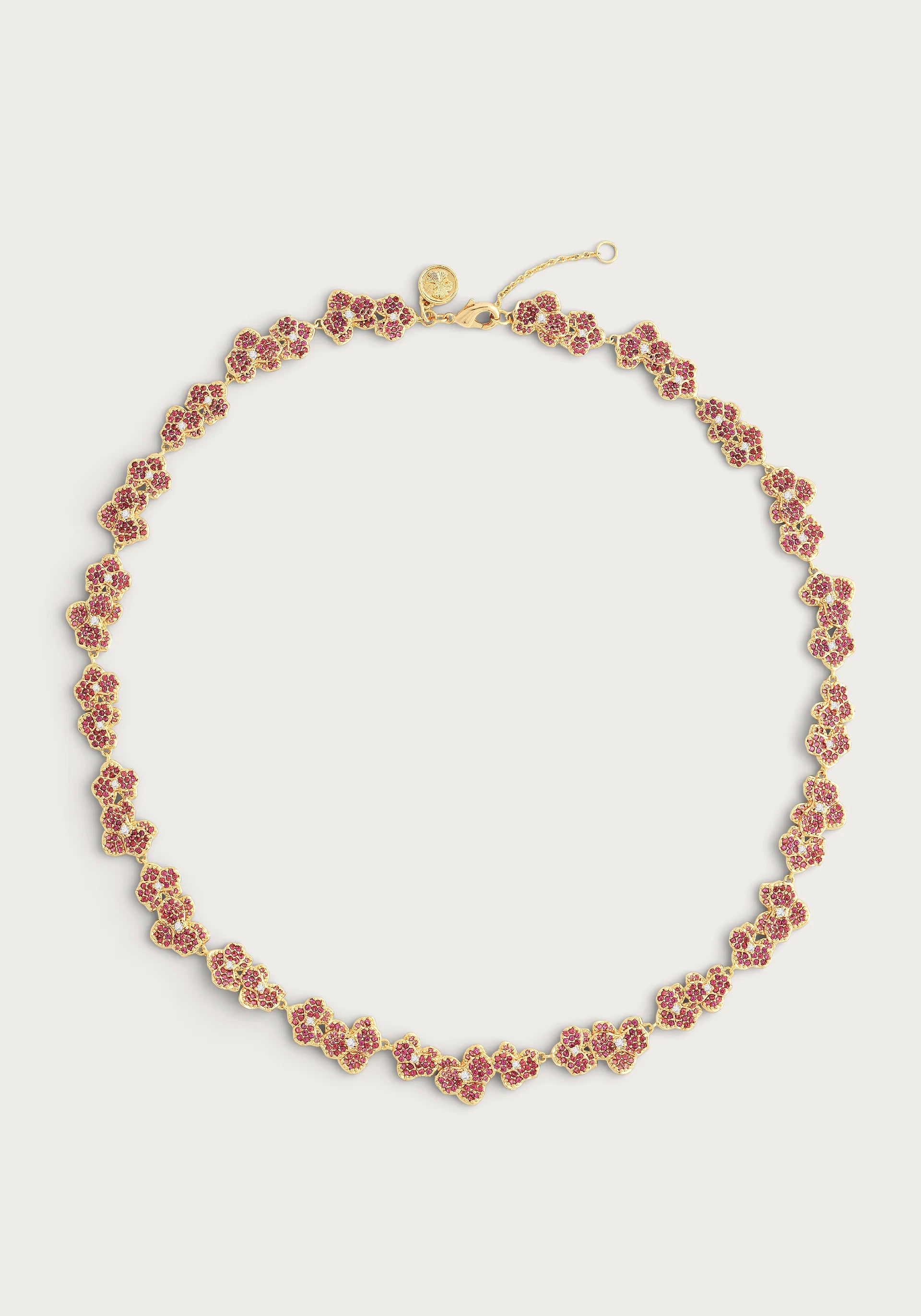 Orchid Pavé Necklace