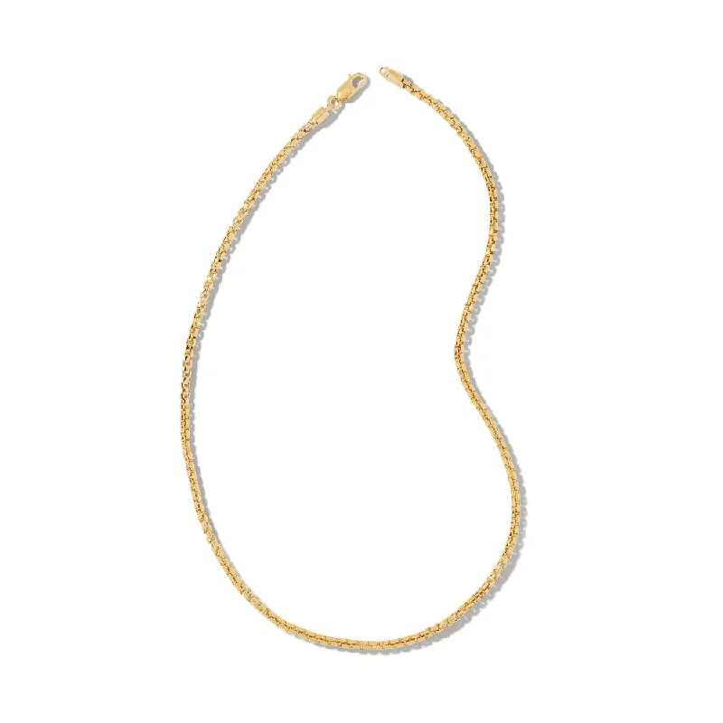 Scott Bros. Beck Round Box Chain Necklace