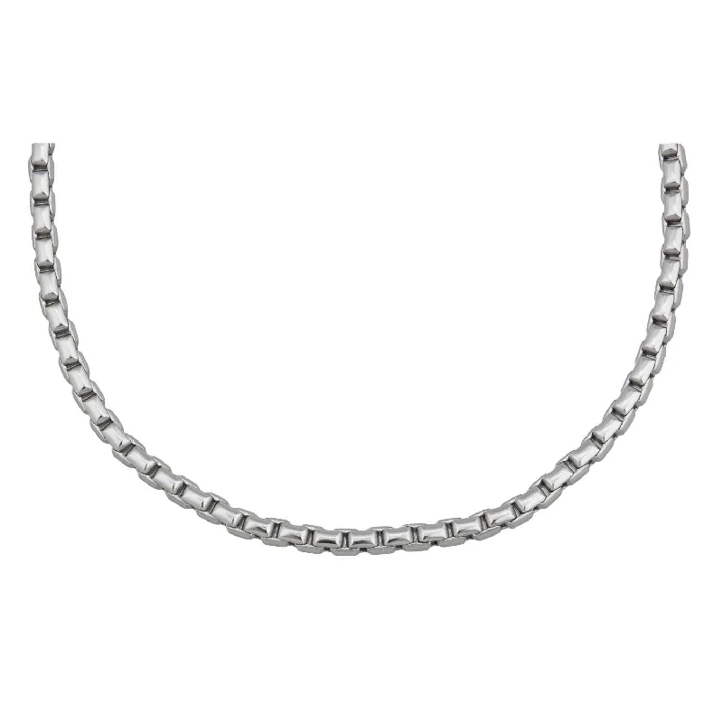 Silver Tone 36" Base Metal Box Chain