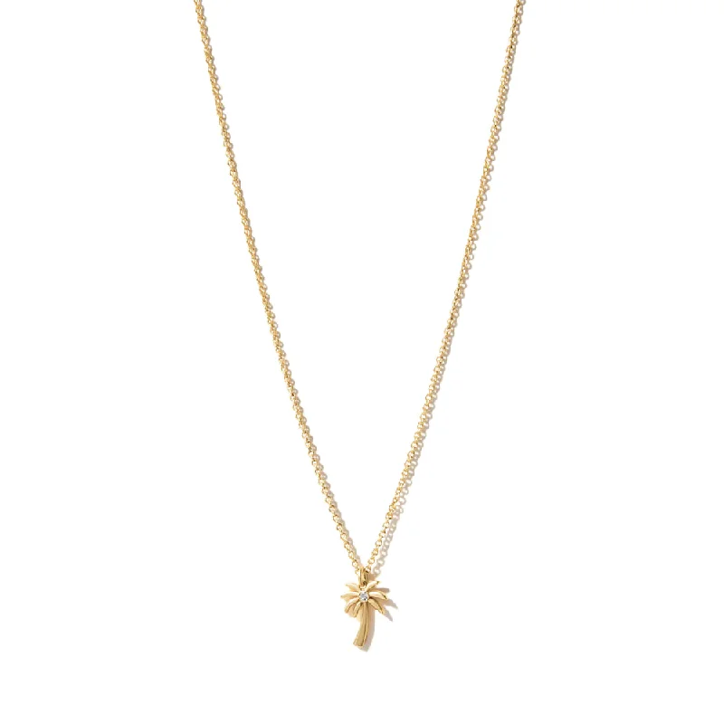 Spartina Sea La Vie Necklace 18" Paradise Palm Tree