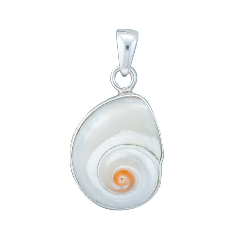 Sterling Silver Cinnerus Shell Pendant