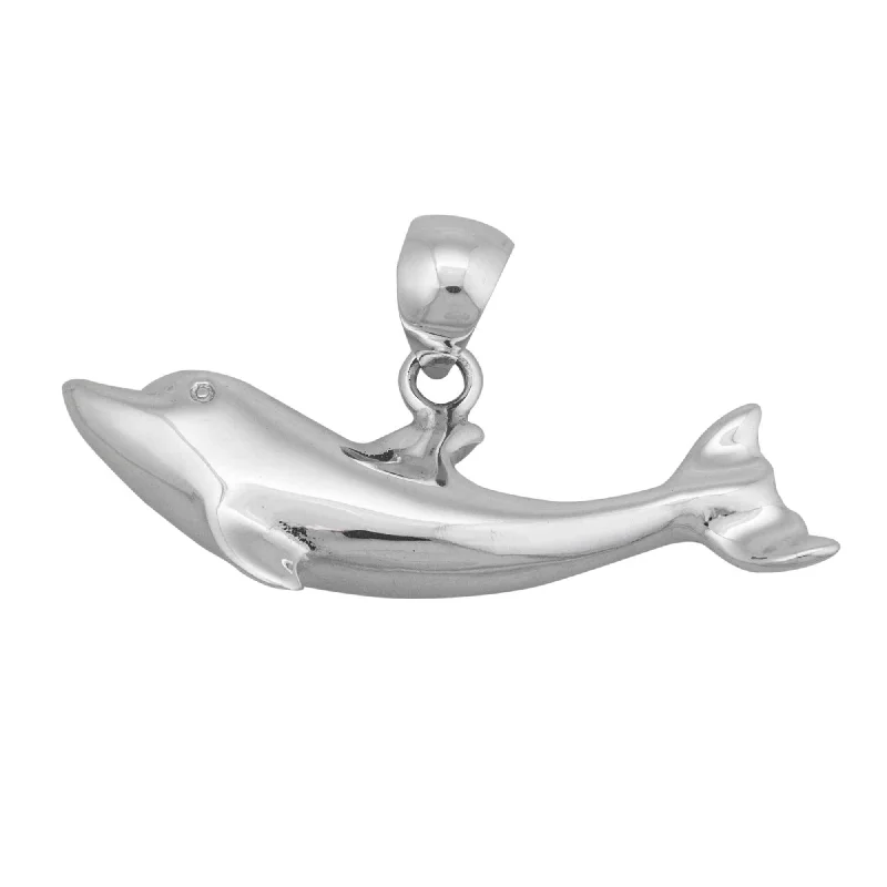 Sterling Silver Dolphin Pendant