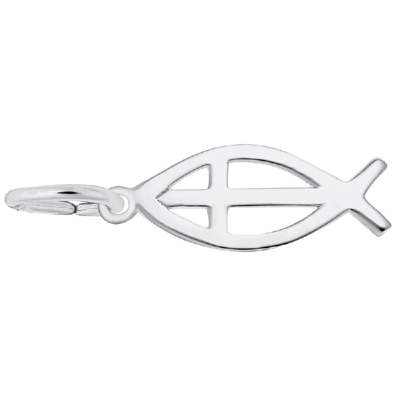 Sterling Silver Ichthus Charm