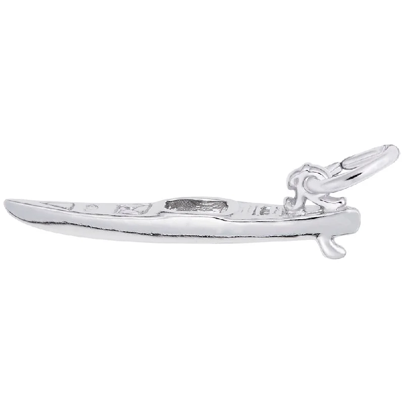 Sterling Silver Kayak Charm