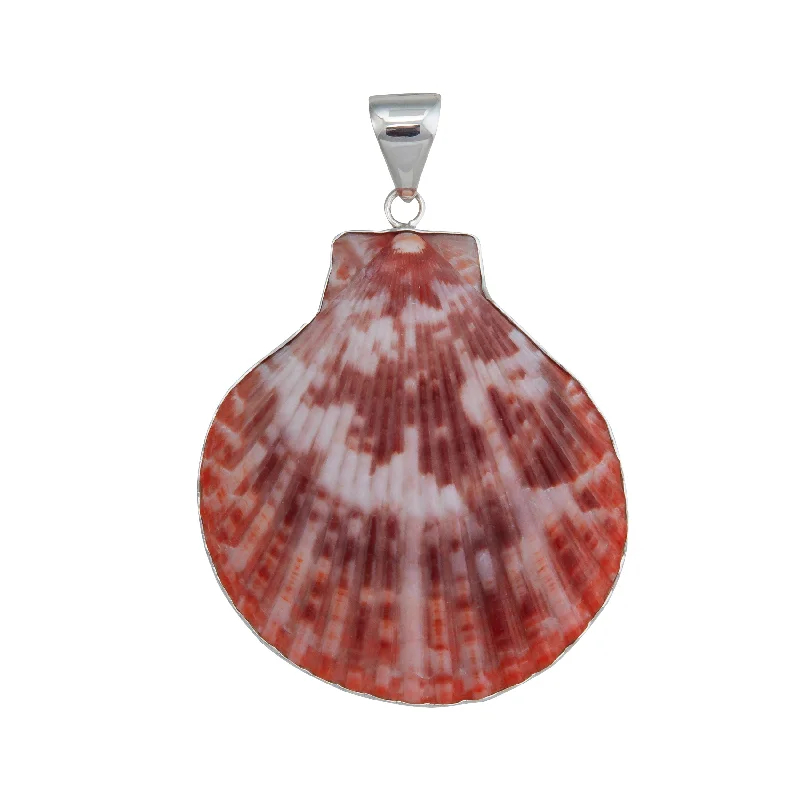 Sterling Silver Pectin Shell Pendant