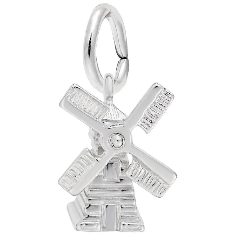 Sterling Silver Windmill Charm