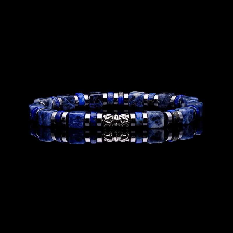 The Ocean | Lapis Beaded Bracelet