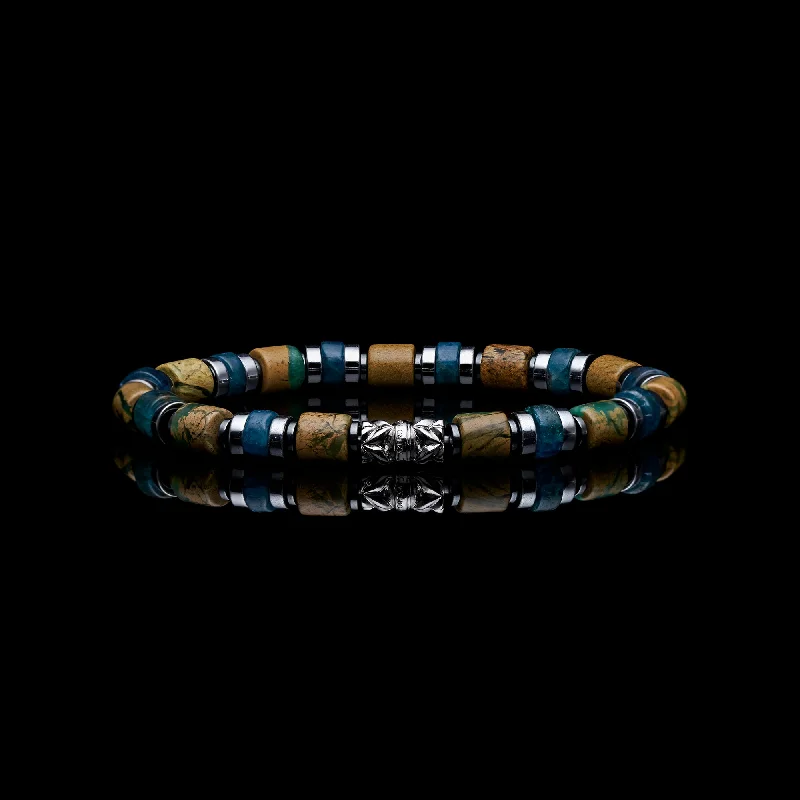 The Waterfall | Apatite Beaded Bracelet