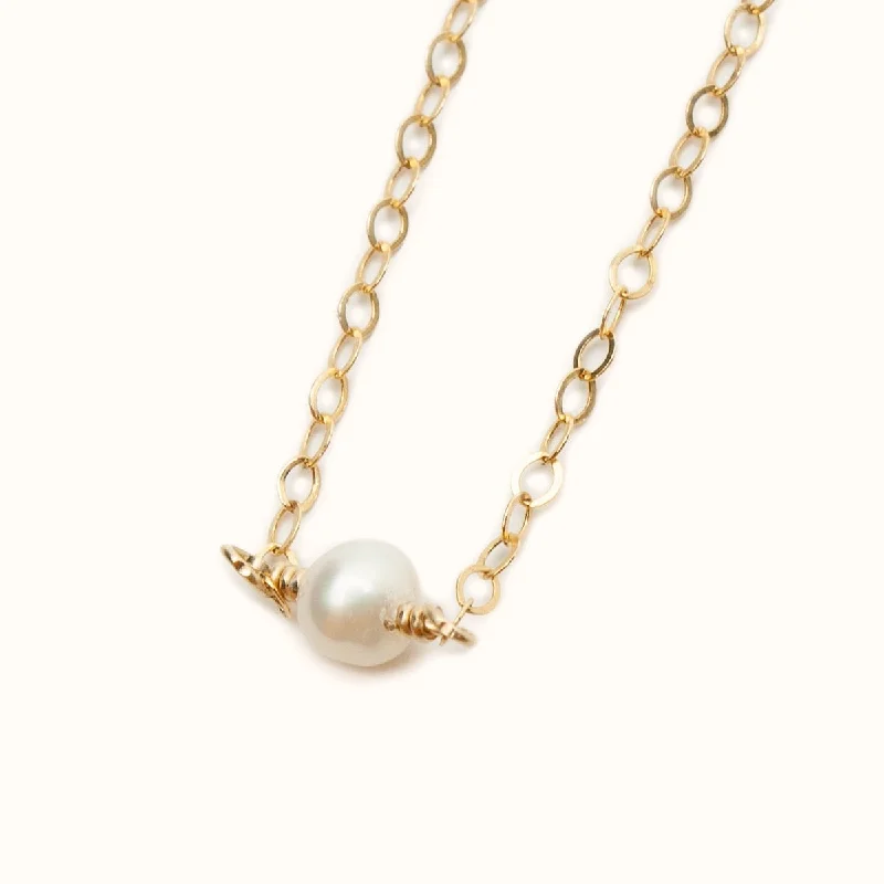 Tiny Freshwater Pearl Necklace