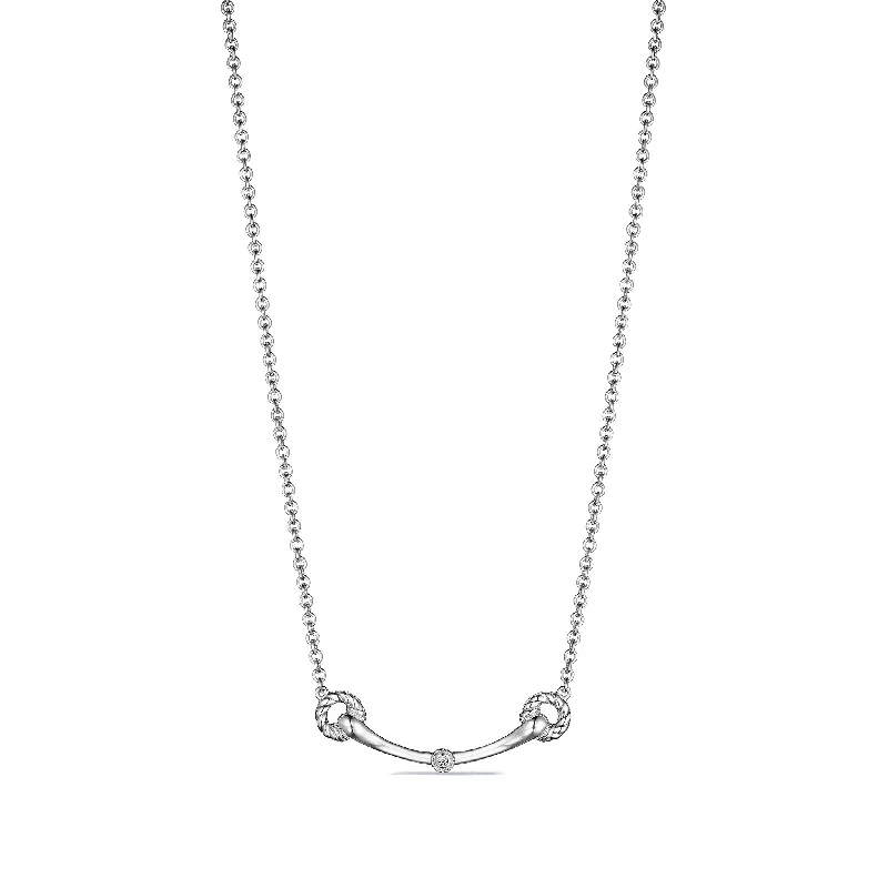 Vienna Bit Necklace with Diamonds