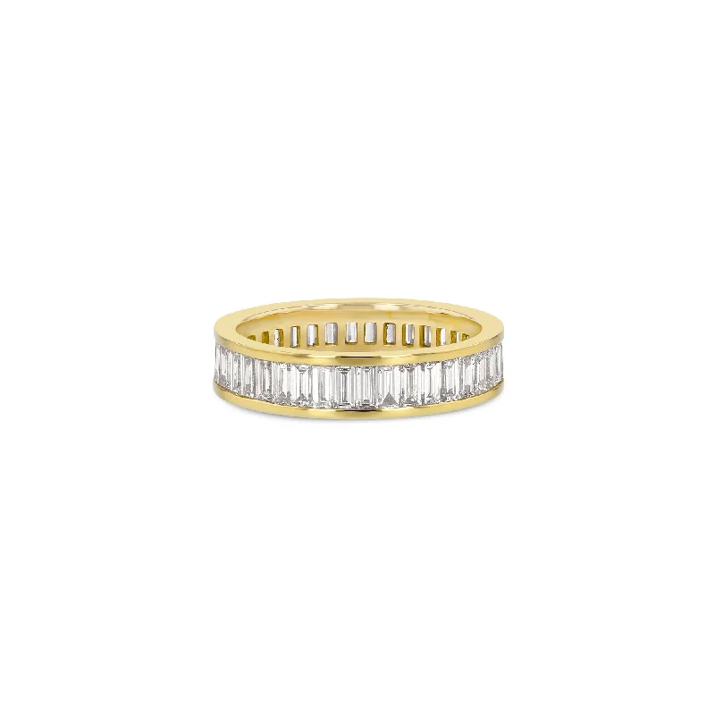 Baguette Eternity Ring - Vertical