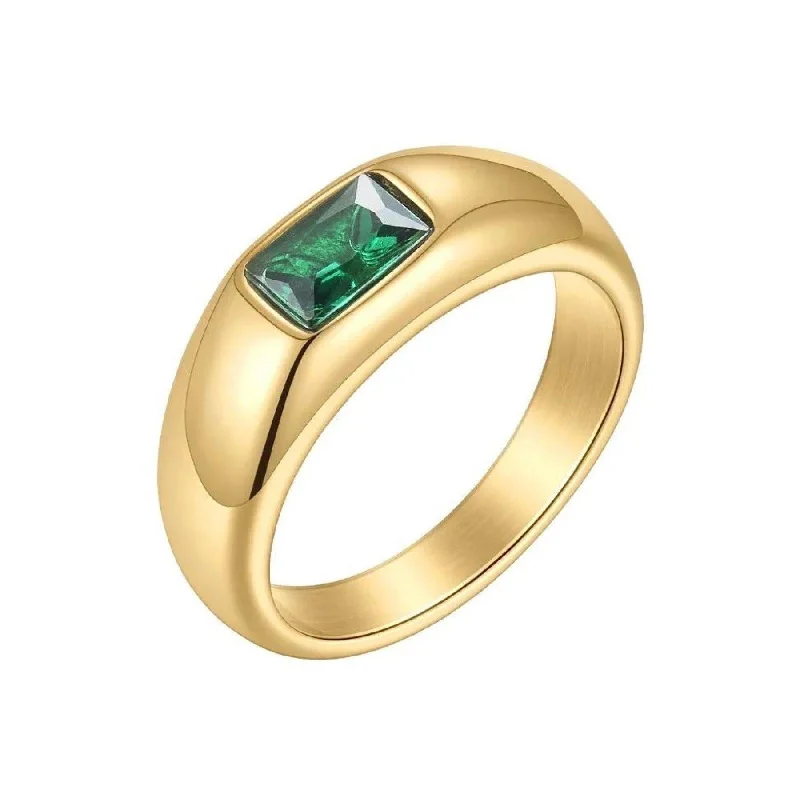 Emerald Statement Ring