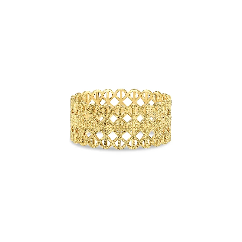 Lace Grid Ring