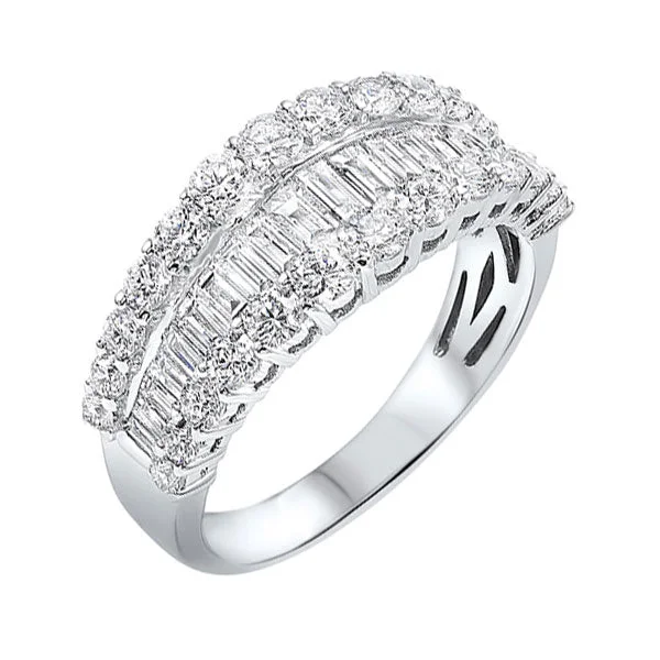 14Kt White Gold Diamond (1Ctw) Ring