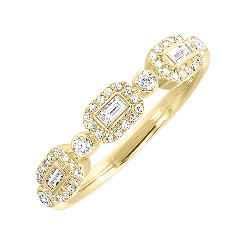 14Kt Yellow Gold Diamond 1/4Ctw Ring