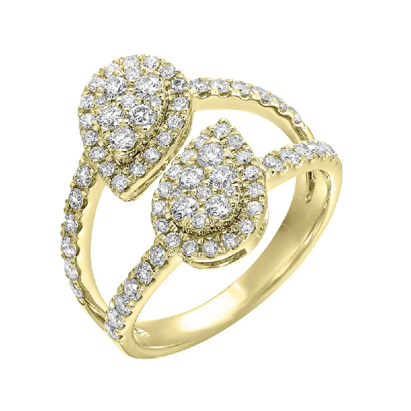 14KT YELLOW GOLD DIAMOND (1CTW) RING