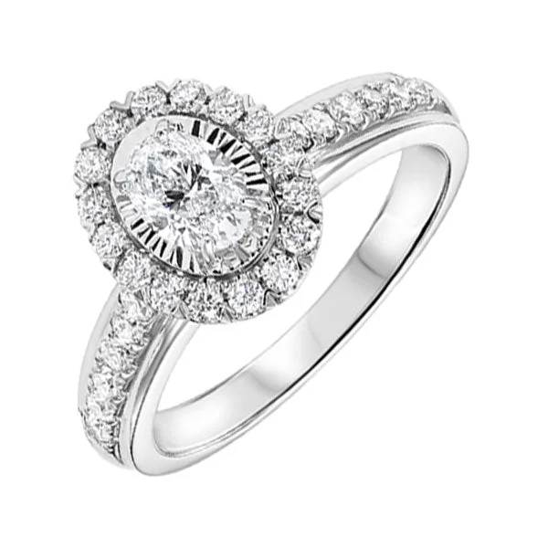 14KT WHITE GOLD DIAMOND(1CTW) RING