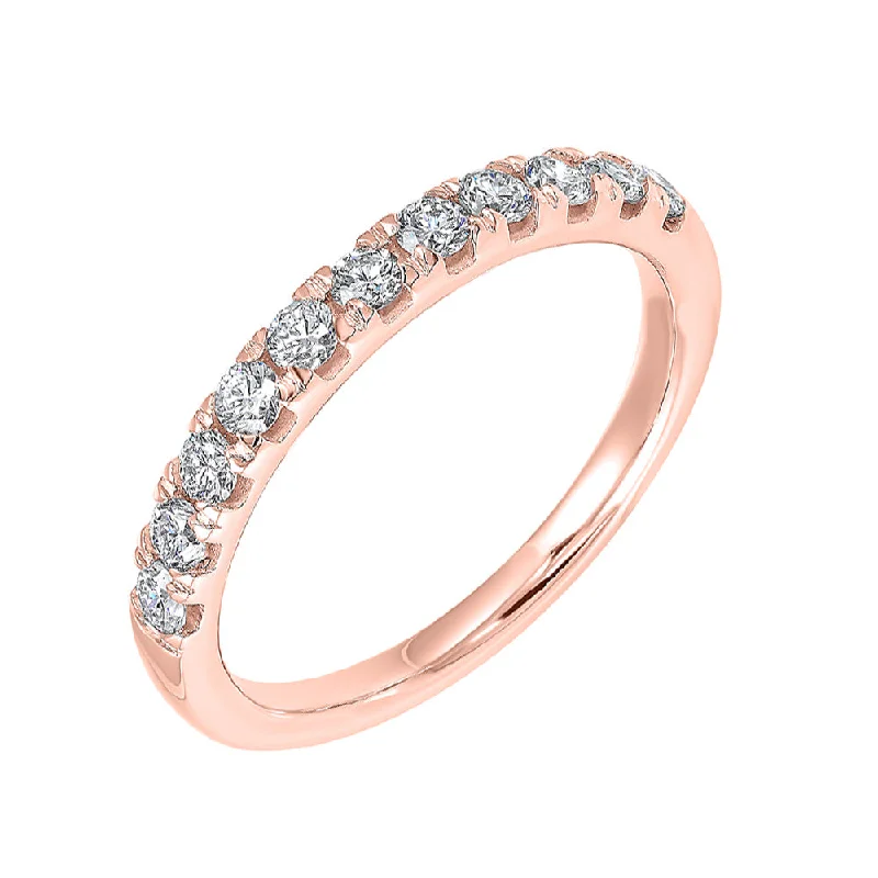 14KT Shared Prong Diamond (1/3CTW) Ring- Available in Rose, Yellow and White Gold