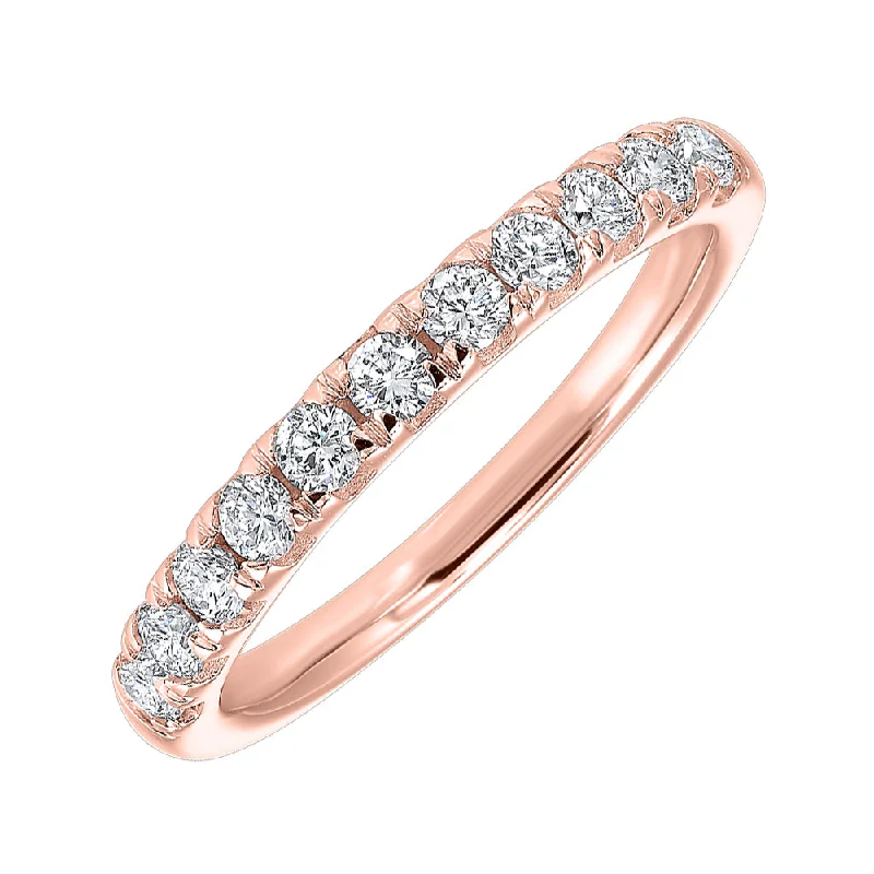 14KT ROSE GOLD DIAMOND(1/4CTW) RING