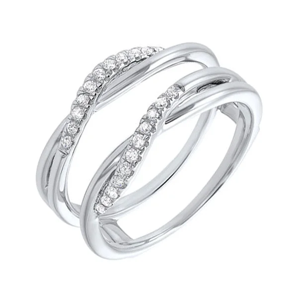 14KT WHITE GOLD DIAMOND (1/6CTW) RING