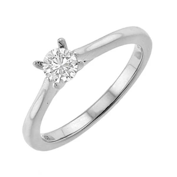 14KT WHITE GOLD DIAMOND (1/4CTW) RING