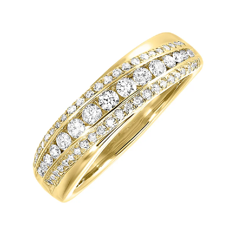 10KT YELLOW GOLD DIAMOND (1/2CTW) RING