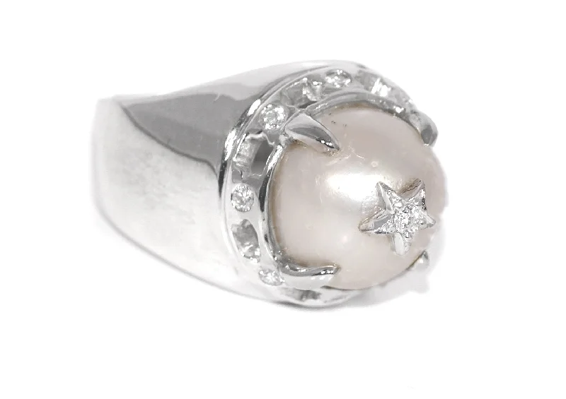 Rock Star Pearl Ring