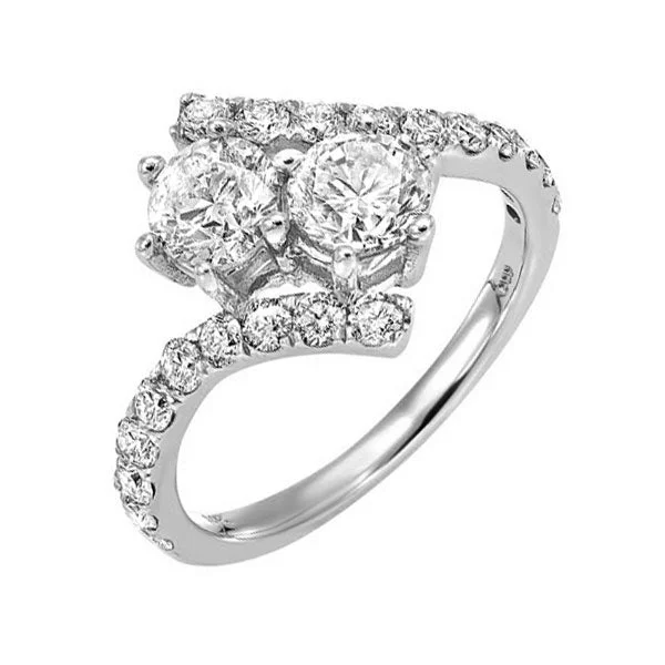 14KT WHITE GOLD DIAMOND(1CTW) RING